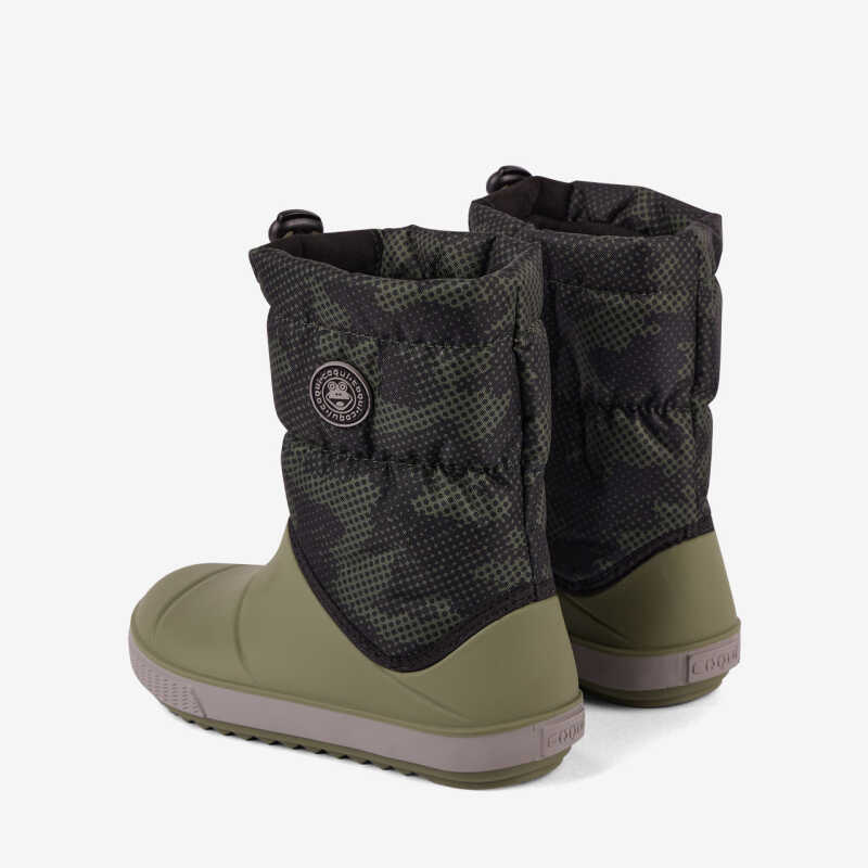 MIKA téli csizma Army green katonai zöld