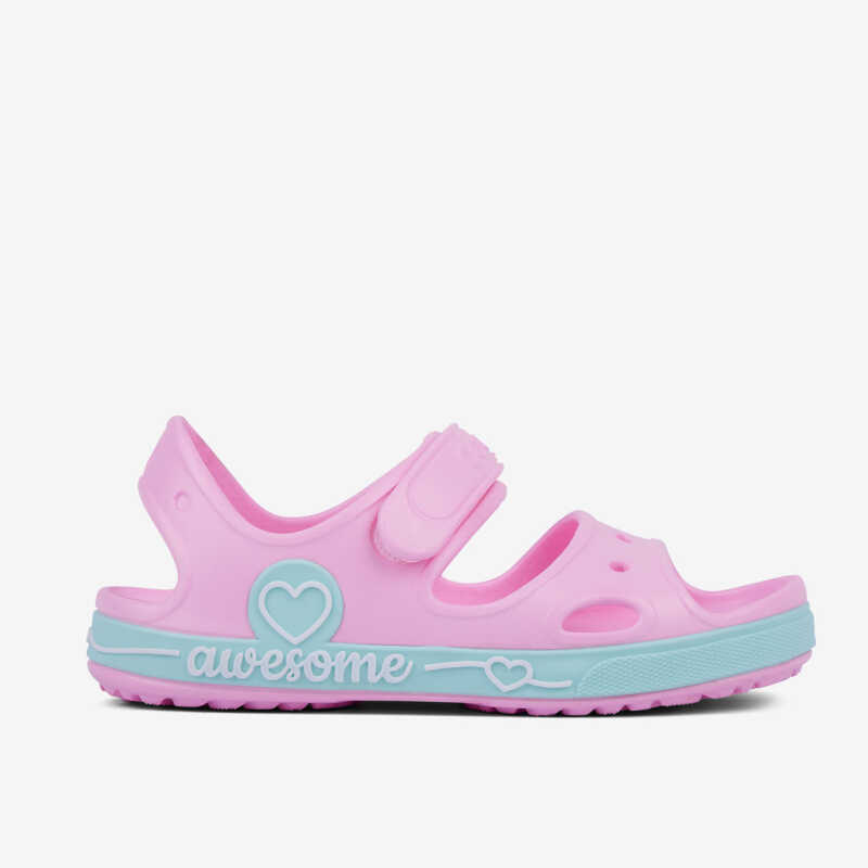 Sandálky YOGI ružová/svetlo mintová