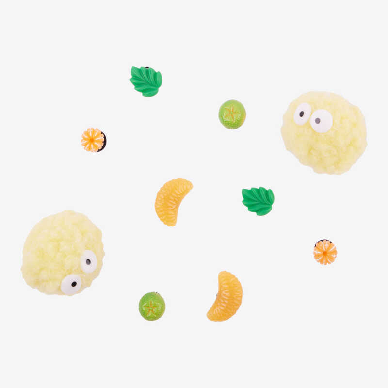AMULETZ loptičky a mandarinky set oranžovo-zelený - 10 ks
