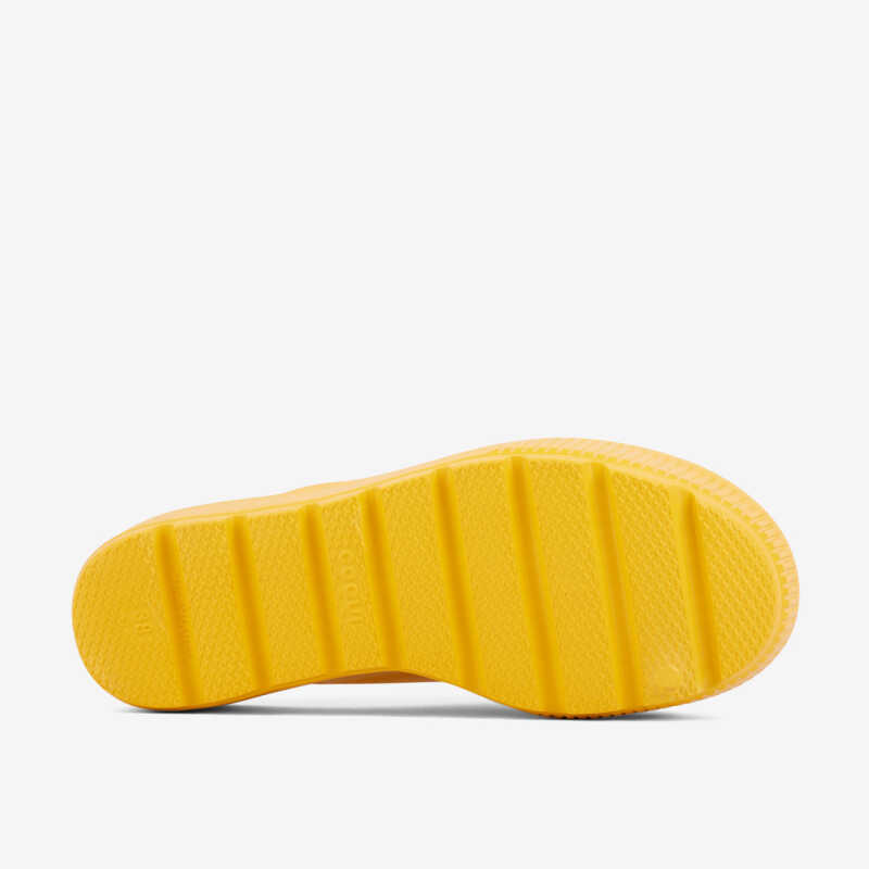 Šľapky na platforme PAM žltá mango