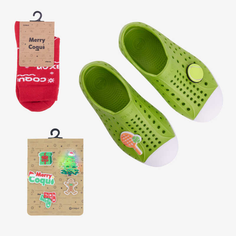 STAR White/Party Green + Amulet + Red X-mas