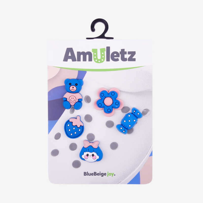 AMULETZ joy set modro-ružový 5 ks