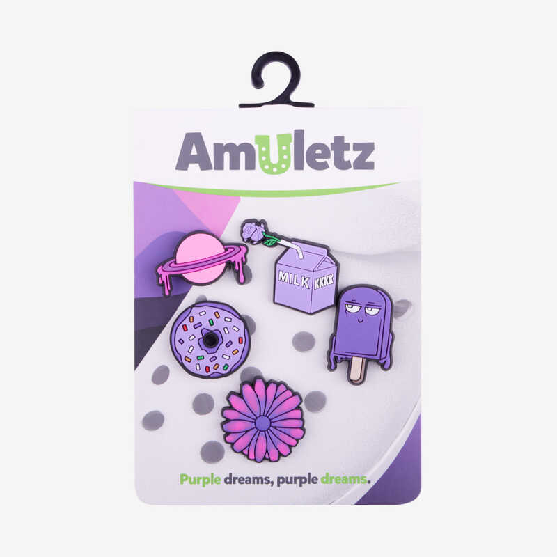 AMULETZ fialový set fialový - 5 ks