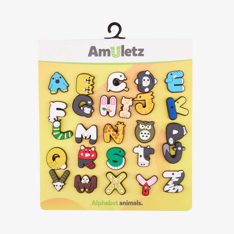 AMULETZ zvieracia abeceda SET farebné - 26 ks