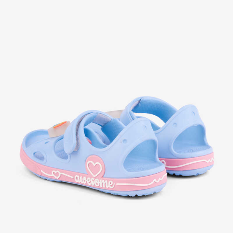 Sandálky YOGI modrá/rúžová + amulet