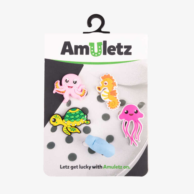 AMULETZ Mořská zvířátka barevný set -5 ks
