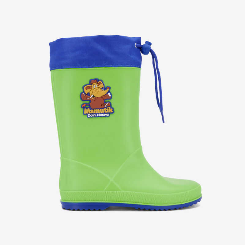 Holínky RAINY COLAR Mamutík by Coqui zelené/modré