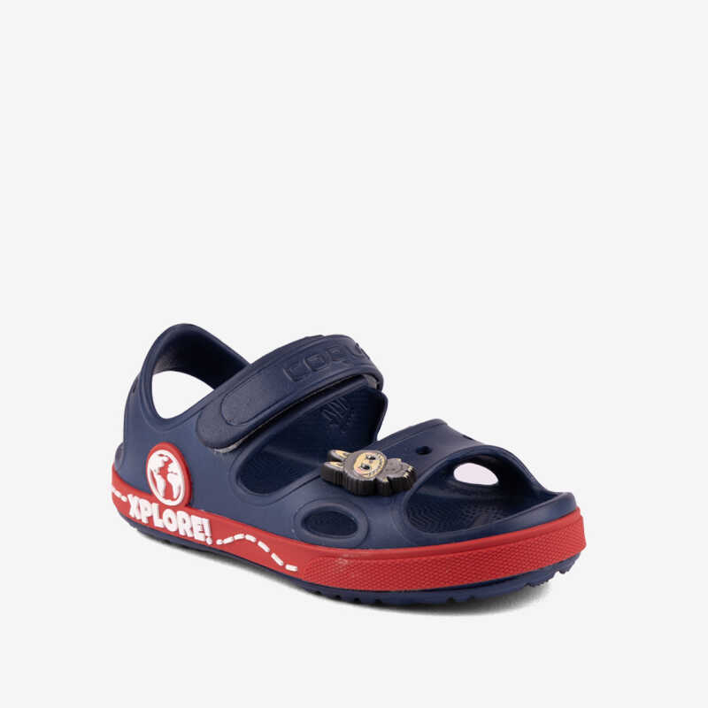 Labubuski sandały - YOGI Navy/Red + set Labubuski gratis