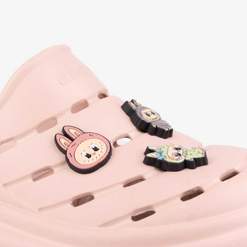Labubuski chodaki - CRAFT Beige Pink + set Labubuski gratis