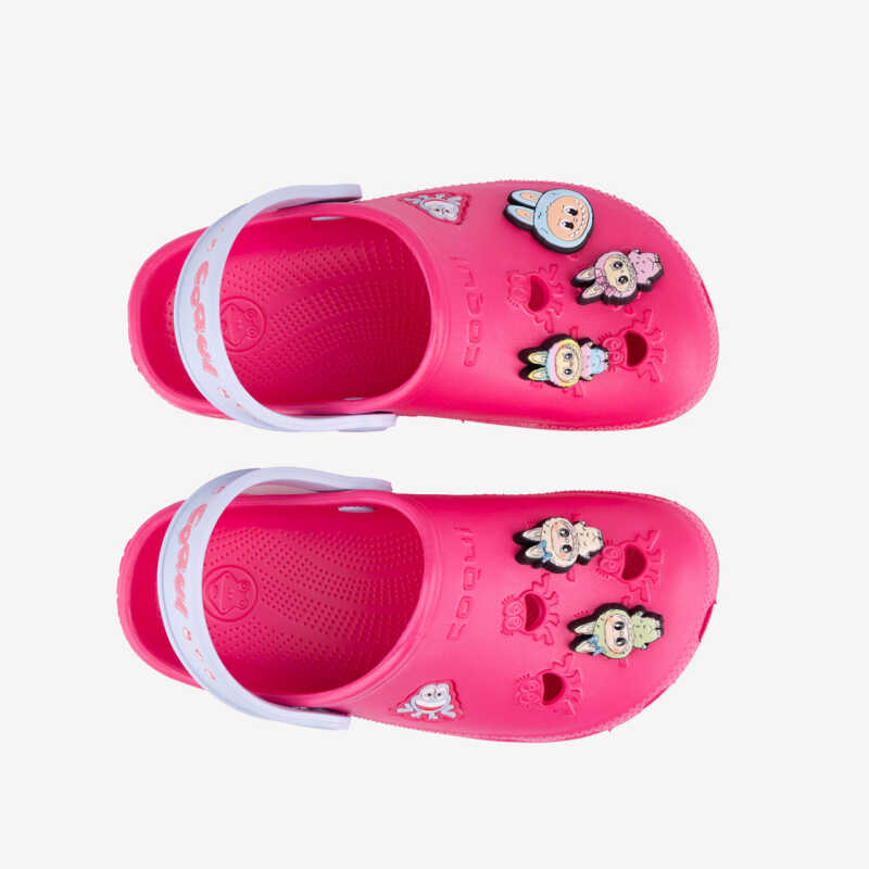 LITTLE FROG Lt. Fuchsia/Candy Blue + set Labubuski gratis