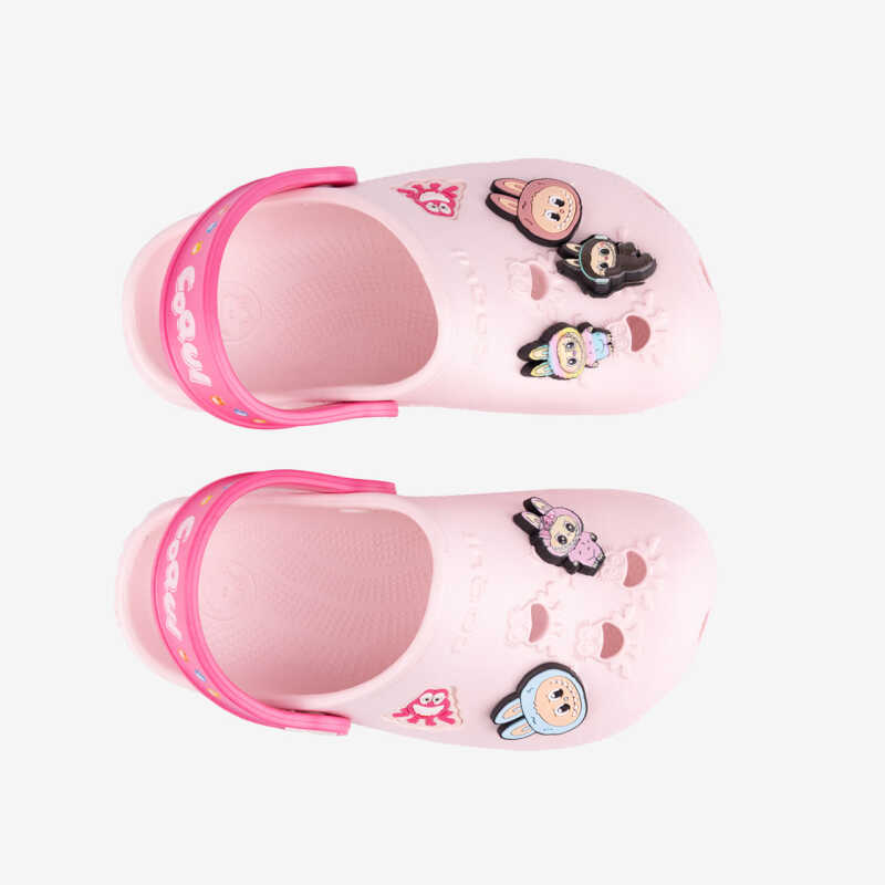 Labubuski chodaki - LITTLE FROG Pale Pink/Lt. Fuchsia (20/21 - 27/28) + set Labubuski gratis