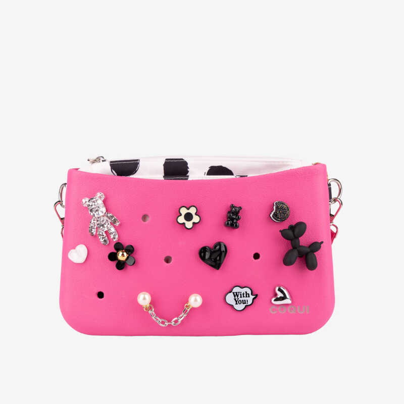 Crossbody SOPHIA + 2 sety amuletů Black Bow + Dark Sweetness