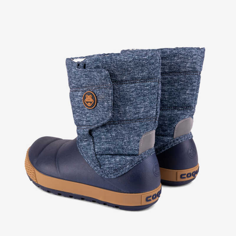 MIKI Navy/Lt. Brown Jeans