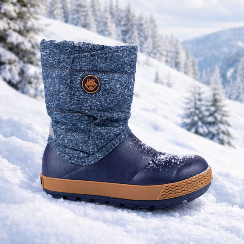 MIKI Navy/Lt. Brown Jeans