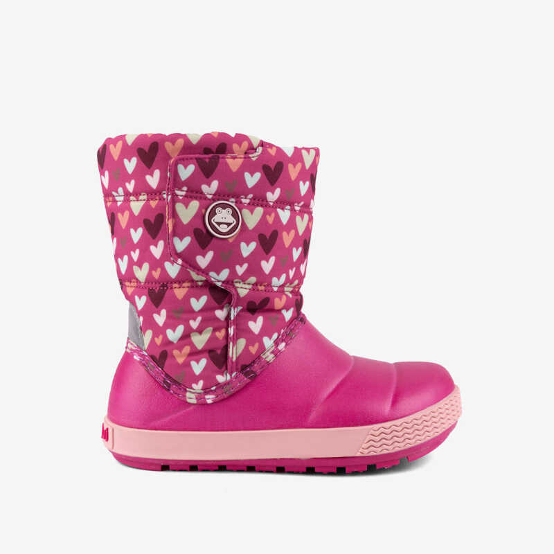 MIKI Magenta/Powder Pink Hearts