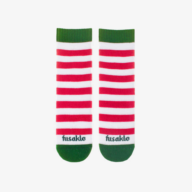 SOCKS Detské ponožky Froté Vianočný škriatok