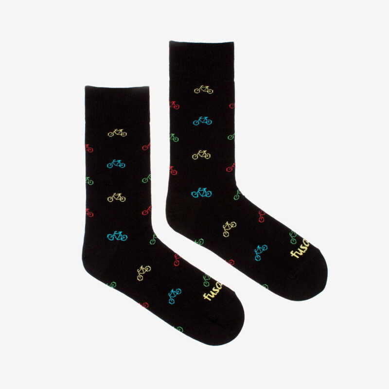 PONOŽKY Cyklista černý