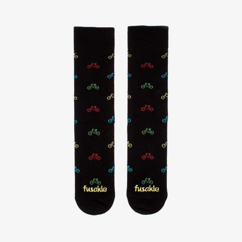 PONOŽKY Cyklista černý