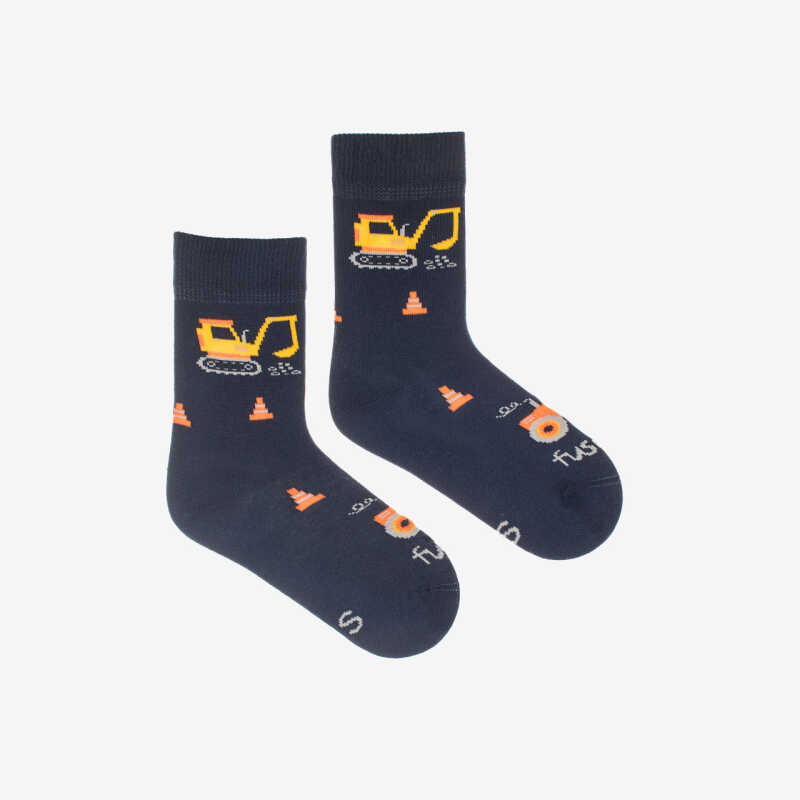 PONOŽKY Dětský bagr