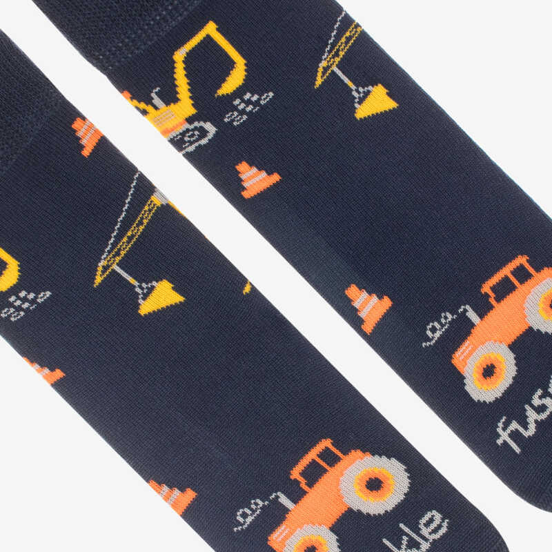 PONOŽKY Dětský bagr