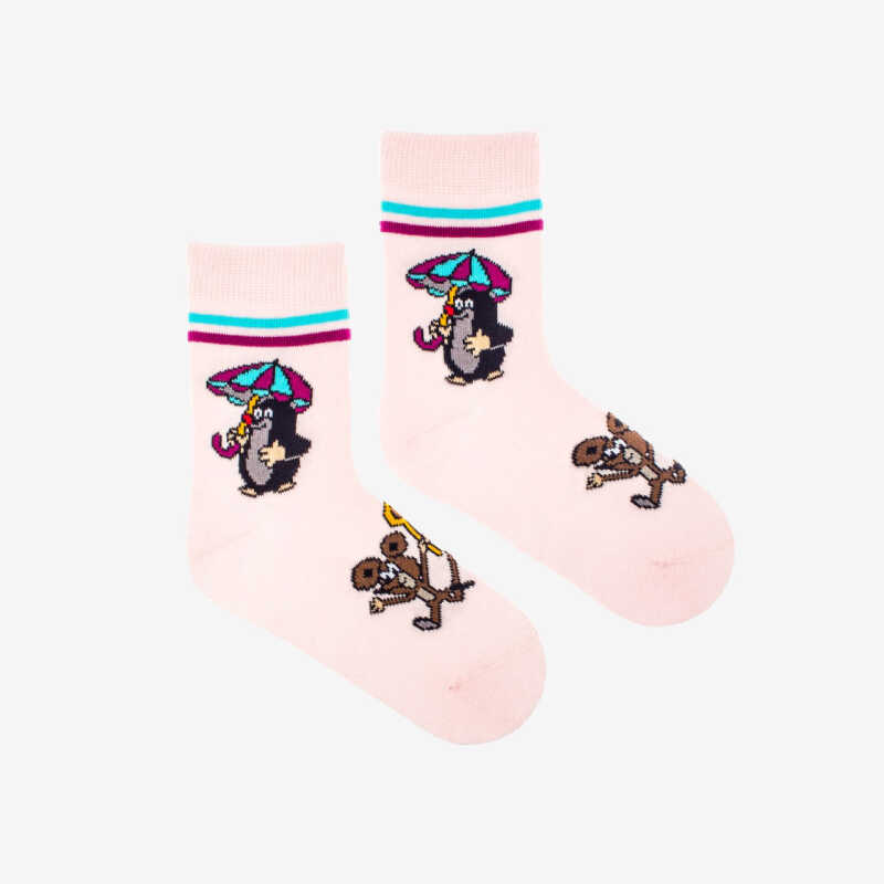 PONOŽKY Krteček Krtek s deštníkem