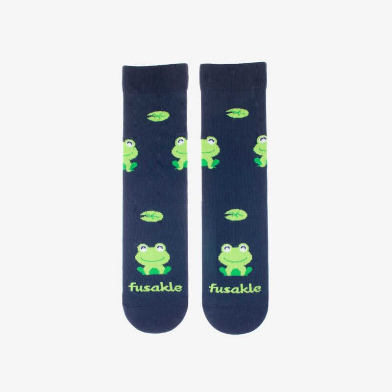 PONOŽKY modré s žábou