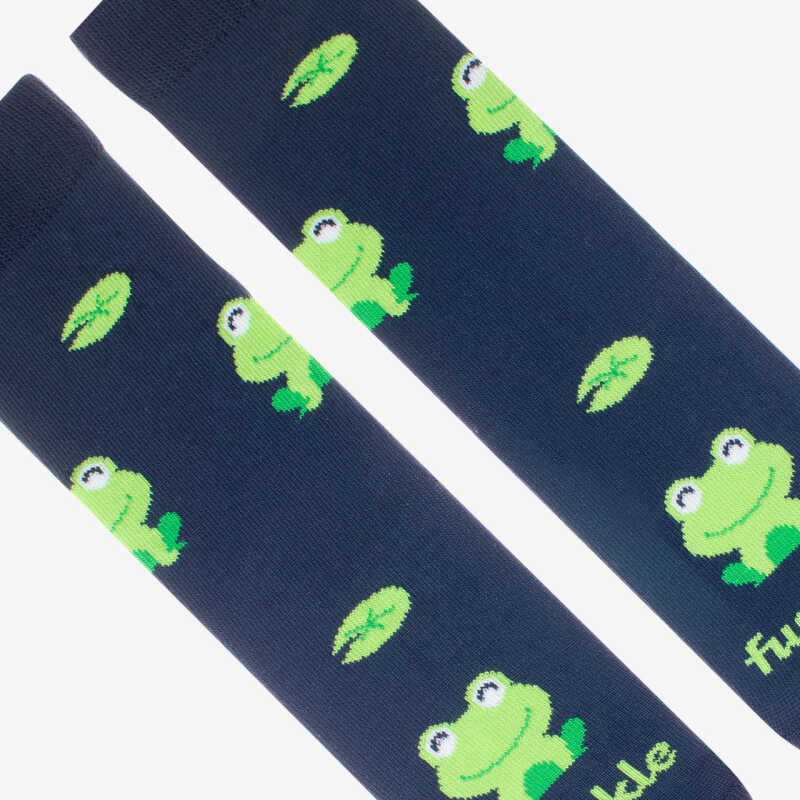 PONOŽKY modré s žábou