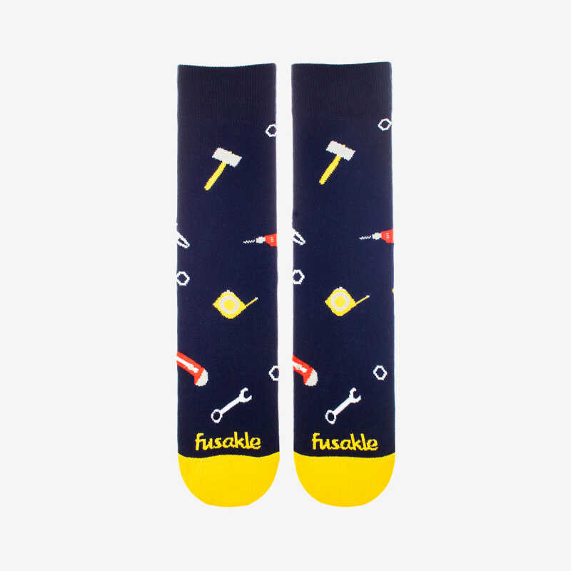 PONOŽKY Kutil modro-žluté