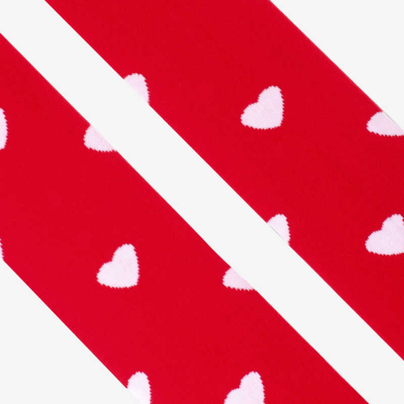 PONOŽKY Láska červené