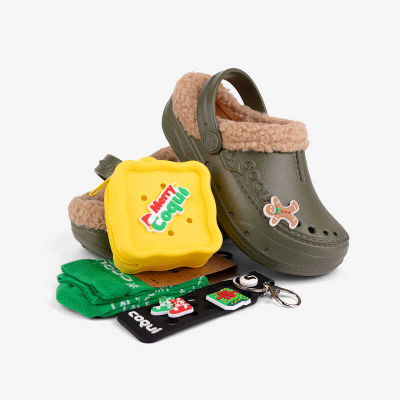 Vánoční balíček pro děti Husky green