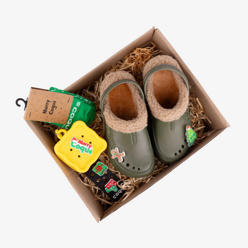 Vánoční balíček pro děti Husky green