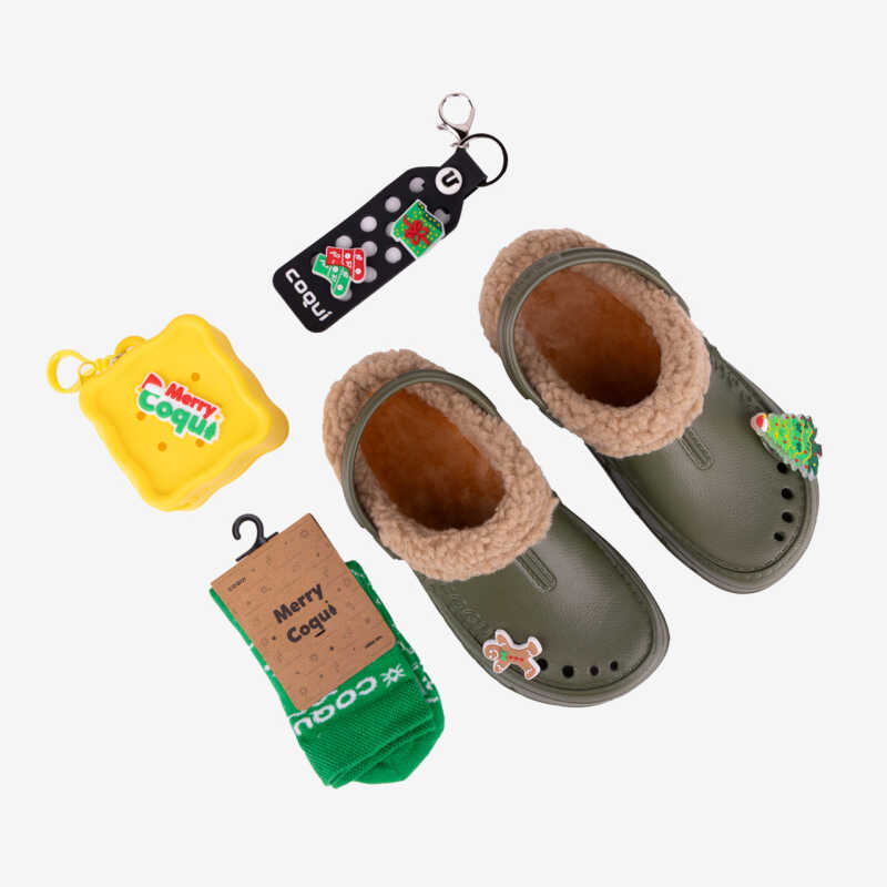 Vánoční balíček pro děti Husky green