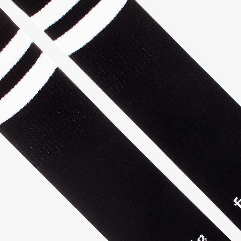 SOCKS Šport čierny pásik