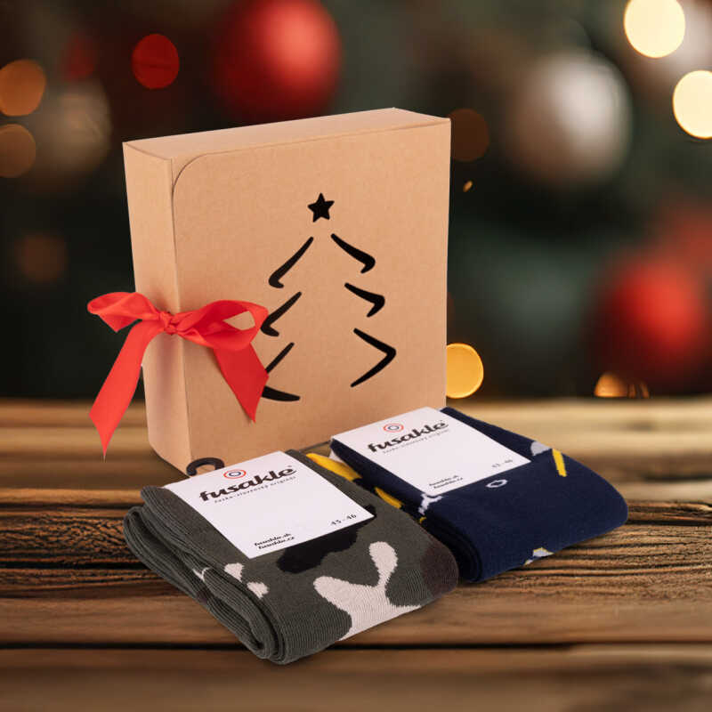 Vánoční balíček ponožek Maskáč + Kutil