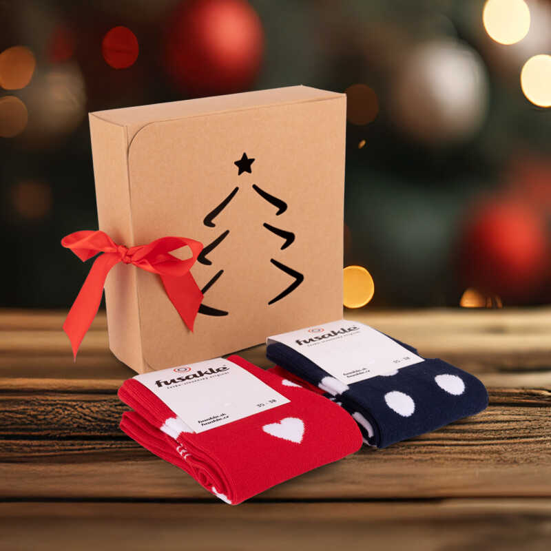 Vánoční balíček ponožek Láska + Guličkár Fešák