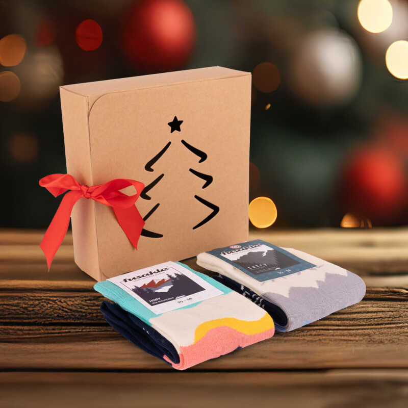 Vánoční balíček ponožek Malebna krajina + Krivan